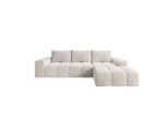 Prometo Möbel Ecksofa, Beige, Holz, L-Form, 285x180 cm, Wohnzimmer, Sofas & Couches, Wohnlandschaften, Ecksofas
