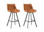 Mid.you , Cognac , Metall, Textil , Vintage , 50x102x55 cm ,