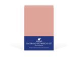 BRUNO Bettwäsche in Rosa | Made in Portugal | Hautfreundlich & schadstoffgeprüft gemäß Öko-Tex Standard 100