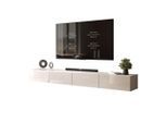 Lookway Tv-Schrank, Kaschmir, Holzwerkstoff, 250x27x40 cm, Wohnzimmer, Wohnwände, Lowboards, Lowboards stehend
