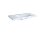 Geberit Acanto Waschtisch 500623018 90 x 48,2 cm, mit Ablagefläche, mit Hahnloch, Überlauf, weiß KeraTect