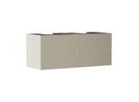 hansgrohe Xevolos E Waschtischunterschrank 54197390 1370x555x550mm, 4 Schubladen, sandbeige matt, bronze Struktur