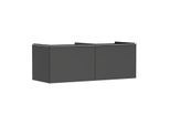 hansgrohe Xelu Q Waschtischunterschrank 54067000 1360x485x550mm, 2 Schubkästen, diamantgrau matt, chrom