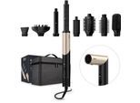 Multihaarstyler SILK'N "Multihaarstyler SilkyAirFlex", beige (champagner), MultihaarstylerB:4,3cm H:28,7cm T:4,3cm, Multihaarstyler, 8in1, B:4,3cm H:28,7cm T:4,3cm