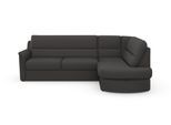 Ecksofa SIT & MORE "Panini L-Form", grau (fango), B:243cm H:87cm T:175cm, Sofas, Ecksofa, wahlweise mit Schlaffunktion und Bettkasten