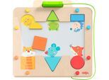 Spiel HABA "Vario Formen mit geometrischen Motivplättchen", bunt, Spiele, Kinder, Kunststoff, Pappe, Spiel