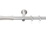 Gardinenstange SN DECO GROUP, silber (chrom matt), L:320cm Ø:19mm, Gardinenstangen, Gardinenstange