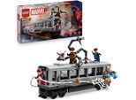 Konstruktionsspielsteine LEGO "Spider-Man vs. Doc Ock: Showdown in der U-Bahn (76321)", grau (bunt), Spielbausteine, Kinder, Kunststoff, Konstruktionsspielsteine, LEGO Super Heroes; Made in Europe