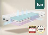 Taschenfederkernmatratze FAN "fan Flex Side Clima T, Matratze 90x200 cm, 140x200 cm & mehr, in H2/H3", weiß (weiß, neutral), B:160cm H:24cm L:200cm, Bezug: 100% Polyester, Matratzen, Taschenfederkernmatratze, Wendematratze mit Aero-System,1034 Federn (bei 100x 200 cm)