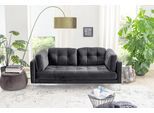 2-Sitzer OTTO HOME "Landau", grau, B:183cm H:75cm T:92cm, Sofas, 2-Sitzer, in Cord-Stoff mit Metallfuß