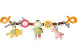 Kinderwagenkette FEHN "Classic Stars, Safari", bunt, Greifspielzeug, BabyL:48cm, Kinderwagenkette, L:48cm