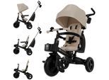 Dreirad KINDERKRAFT "Aveo 2 Plus", beige, Dreiräder, Kinder, Dreirad, multifunktional