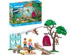 Konstruktions-Spielset PLAYMOBIL "Lustige Geburtstagsparty (71855), Animals & Friends", bunt, Spielbausteine, Kinder, Kunststoff, Konstruktions-Spielset, Made in Europe