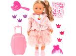 Stehpuppe BAYER "Charlene, 46 cm, rosa", rosa, Puppen, Kinder, Stehpuppe, mit Funktion