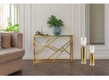Kerzenhalter KAYOOM "Bodenkerzenhalter Shanti 125", gold, B:19cm, Glas, Marmor, Metall, Kerzenhalter, Kerzenhalter, Bodenkerzenhalter aus Metall, Marmor-Sockel, Windlicht aus Glas