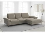 Ecksofa SIT & MORE "Chelsea L-Form, B: 264 cm, Armteil- & Sitztiefenverstellung", beige (taupe), B:264cm H:89cm T:174cm, 100% Polyester, Sofas, Ecksofa, Couch optional mit Schlaffunktion und Bettkasten, Sitzhöhe 45 cm
