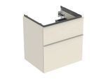 Geberit iCon Waschtisch-Unterschrank 502303JL1 59,2x61,5x47,6cm, 2 Schubladen, sand hochglänzend/Griff sand matt