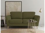 2-Sitzer OTTO HOME "MARSEILLE Kompaktsofa 170 cm, Cord, Flachgewebe, Struktur, Webstoff", grün (khaki), B:170cm H:88cm T:90cm, Struktur fein (58% Polyester, 22% Polypropylen);Filzoptik (100% Polyester);Webstoff (100% Polyester), Sofas, 2-Sitzer, mit Massivholzbeinen aus Eiche, verschiedene Bezüge und Farbvarianten