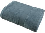 Handtuch EGERIA "Pure", grau (blau), B:50cm L:100cm, Frottier, Baumwolle, Handtücher, Handtuch, 50x100 cm