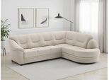 Ecksofa SIT & MORE "Savona L-Form, B: 267 cm, Couch mit Federkern, Komfortsitzhöhe 46 cm", creme, B:267cm H:90cm T:206cm, Sofas, Ecksofa, optional mit Schlaffunktion