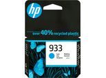 HP Tintenpatrone "HP original Druckertinte 933 cyan", blau (cyan), Tintenpatronen, Tintenpatrone