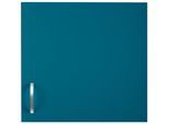 Hängeschrank WIHO KÜCHEN "Flexi", blau (front: ozeanblau, korpus: weiß), B:60cm H:56cm T:35cm, Schränke, Hängeschrank, Breite 60 cm