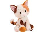 Kuscheltier NICI "Homies, Glückskatze 25 cm sitzend", braun, Plüschfiguren, KinderB:17cm H:25cm L:25cm, Kuscheltier, B:17cm H:25cm L:25cm
