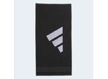 Handtuch ADIDAS PERFORMANCE "PERFORMANCE KLEIN", schwarz, weiß, 1 Stk., Obermaterial: 100% Baumwolle, Handtücher, Handtuch, für Training und Alltag, kompakte Größe, gewebtes Finish