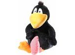 Plüschfigur HEUNEC "Rabe Socke, 40 cm", schwarz, Plüschfiguren, KinderB:23cm H:40cm L:40cm T:40cm, Plüschfigur, enthält recyceltes Material, B:23cm H:40cm L:40cm T:40cm