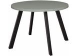 Bistrotisch MÄUSBACHER "Big Bistro Metall", grau (pine grün matt lack nb, schwarz matt, pine grün matt lack nb), H:75cm, Tische, Bistrotisch, Runde Platte Ø 70 cm H 75 cm