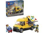 Konstruktionsspielsteine LEGO "Der LEGO Lieferwagen (60500), LEGO City", gelb (bunt), Spielbausteine, Kinder, Kunststoff, Konstruktionsspielsteine, Made in Europe