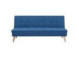 Mid.you Schlafsofa, Blau, Holz, Kiefer, vollmassiv, 3-Sitzer, 181x82x85 cm, Reach, Bsci, Liegefunktion, Rücken echt, Kinderzimmer & Jugendzimmer, Jugendmöbel, Jugendsofas