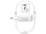 HAMA Notebook-Netzteil "Laptop USB-C Ladegerät (Universal-Netzteil, GaN, Power Delivery, 65W)", weiß, B:6,3cm H:2,9cm T:3,4cm, Netzteile, Notebook-Netzteil