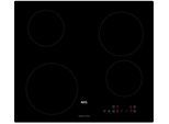 AEG Induktions-Kochfeld "IB6420ACB", schwarz, B:59cm H:4,8cm T:52cm, Kochfelder, rahmenloses Design, vier Kochzonen mit unterschiedlichen Durchmessern, Induktions-Kochfeld