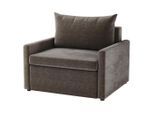 Mid.you , Braun , Textil , 92x89x103 cm , Made in EU , Liegefunktion, gepolsterte Armlehnen ,