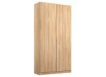 Rauch Möbel , Sonoma Eiche , Holzwerkstoff , 2 Fächer , 91x229x54 cm , Blauer Engel, Goldenes M, BQ - Bündnis für Qualität, Made in Germany ,