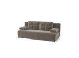 Mid.you , Braun , Textil , Füllung: Polyetherschaumkern,Polyetherschaumkern , 200x88x86 cm , Made in EU ,