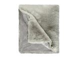 Joop! Decke J!Embrace, Grau, Textil, Uni, 130x170 cm, Double face, Wohntextilien, Decken, Kuscheldecken
