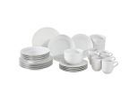Seltmann Weiden Kombiservice Liberty, Weiß, Keramik, 30-teilig, 400 ml, Essen & Trinken, Geschirr, Geschirr-Sets, Kombiservice