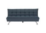 Mid.you Schlafsofa, Blau, Metall, 3-Sitzer, 195x90x98 cm, Liegefunktion, Kinderzimmer & Jugendzimmer, Jugendmöbel, Jugendsofas