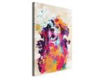 artgeist , Mehrfarbig , Textil, Holzwerkstoff , rechteckig , 40x60x1.2 cm , Keilrahmen ,