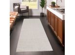 Ayyildiz , Creme , Textil , Uni , rechteckig , 80x250 cm , Oeko-Tex® Standard 100 , pflegeleicht ,