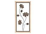 Mauro Ferretti , Naturfarben, Schwarz , Metall, Holzwerkstoff , 30x60x2.5 cm ,