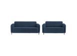Livetastic , Blau , Textil , 180x76x90 cm , Made in EU , Rücken echt, Armteil links, Armteil rechts ,
