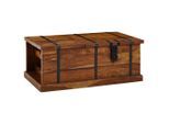 Mid.you , Sheeshamfarben , Holz , Sheesham , massiv , rechteckig , 60x40x100 cm , Stauraum, klappbar ,
