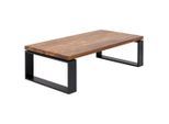 Mid.you , Sheeshamfarben , Holz , Sheesham , massiv , rechteckig , 60x35x115 cm , einfacher Aufbau ,