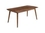 Mid.you , Sheeshamfarben , Holz , Sheesham , massiv , rechteckig , 60x77x120 cm ,