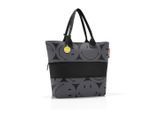 Reisenthel Shopper Shopper E1 smiley grey, Anthrazit, Textil, 12 L, 50x26.5x16.5 cm, großes Hauptfach, Freizeit, Koffer & Taschen, Einkaufstaschen