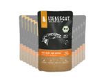 LIEBESGUT Katzenfutter Bio-Lachs mit Bio-Apfel und Bio-Karotte