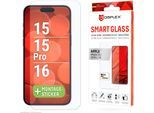 DISPLEX Displayschutzglas "Smart Glass Screen Protection", transparent, B:9cm H:1,3cm T:19,8mm, Displayfolien, Displayschutzfolie, Schutzfolie, Bildschirmschutz, kratz- & stoßfest, Displayschutzglas